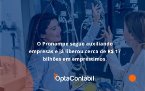 O Pronampe Segue Auxiliando Empresas E Já Liberou Cerca De R$ 17 Bilhões Em Empréstimos. Saiba Mais Opta Contabil - Contabilidade em Pinhais - PR | Opta Contábil